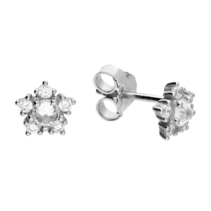 CZ Star Stud Earrings