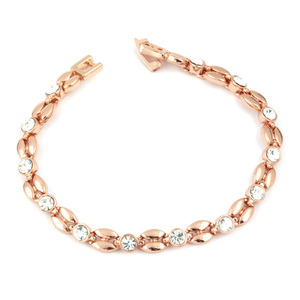 9ct rose gold plated with Austrian crystals bracelet