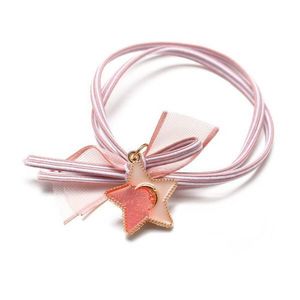 Pink Star Charm Hair Bobble