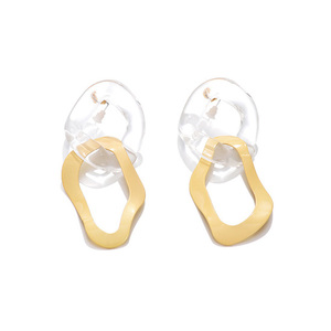 Abstract Interlocking Hoop Statement Earrings