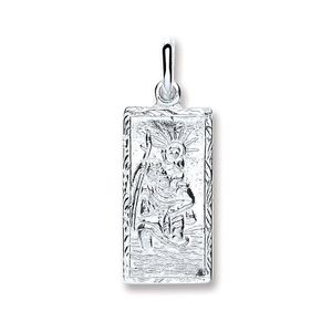 St. Christopher Pendant, 925 Silver