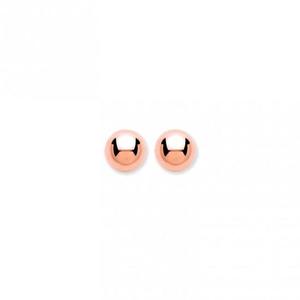 9ct Rose Gold 5mm Ball Stud Earrings 