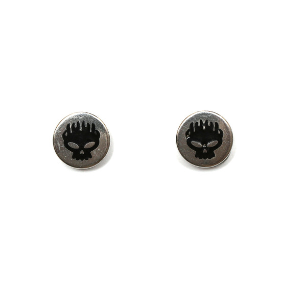 Mens 316L Stainless steel stud magnetic clip-on...