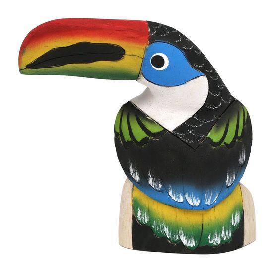 Toucan Balsa Wood Carving (10 cm)