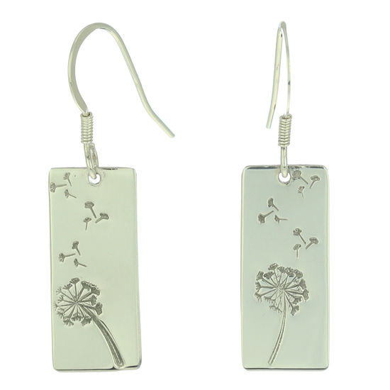 Dandelion Rectangle Earrings