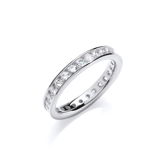 3mm Memoire Ring, Silber