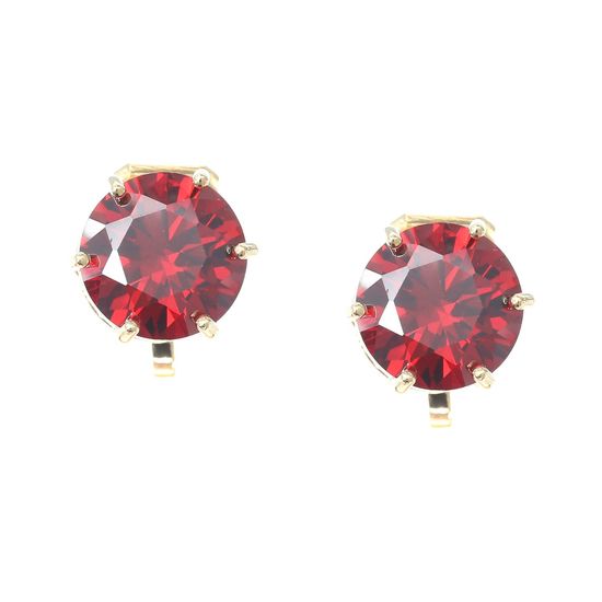 Simulated Red Garnet January Birthstone CZ Crystal...