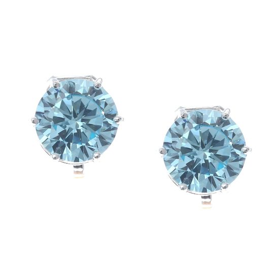 Simulated Aquamarine March Birthstone CZ Crystal...