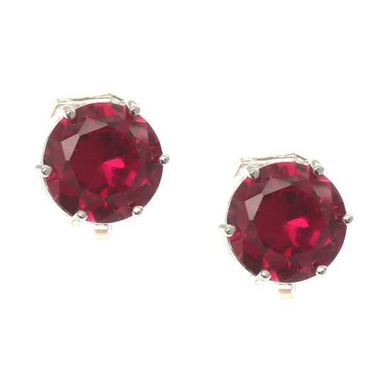 Simulated Red Ruby July Birthstone CZ Crystal...