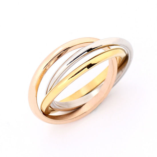 Russian Wedding Rings, Tri-Colour