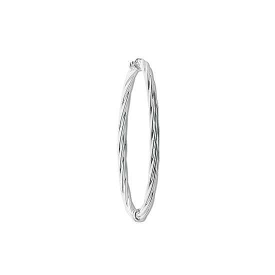 Twisted Hollow Bangle, 6.3g