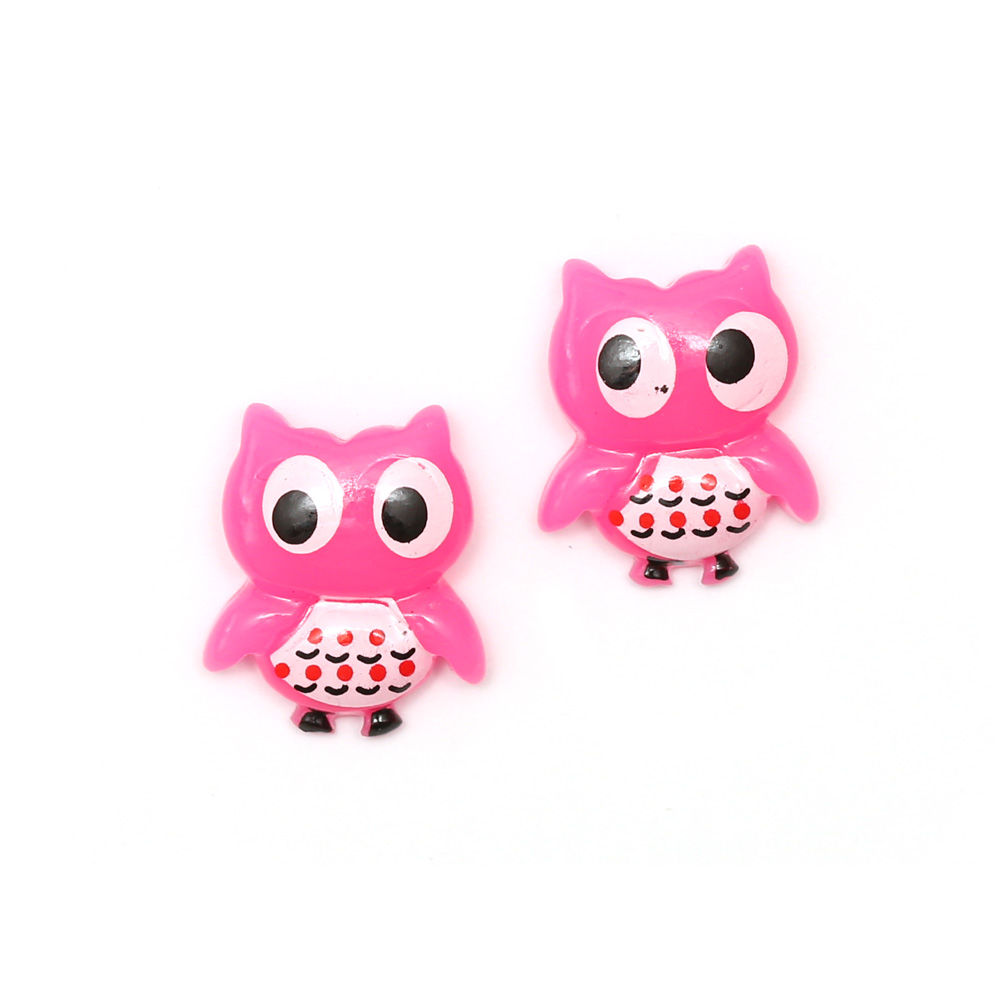 Owl clip on earrings sales